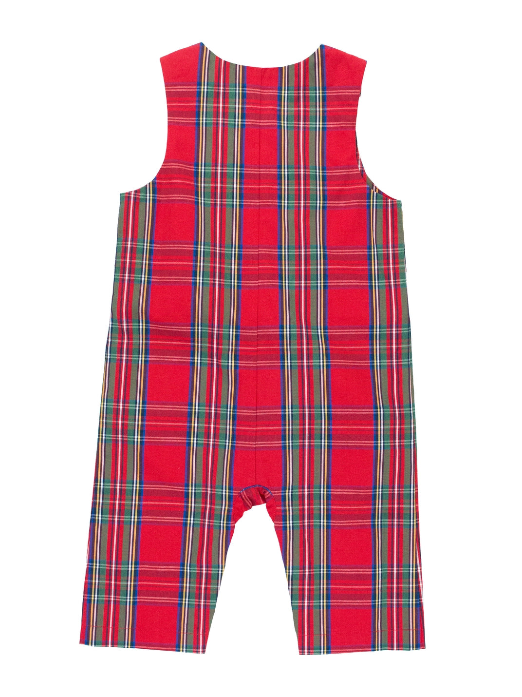 red plaid romper