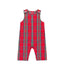 red plaid romper