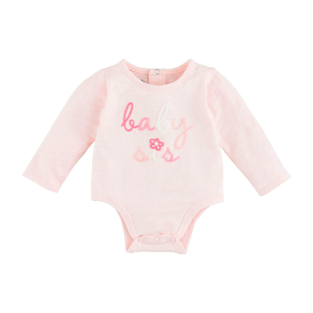 Pink Baby Sis Long Sleeve Onesie