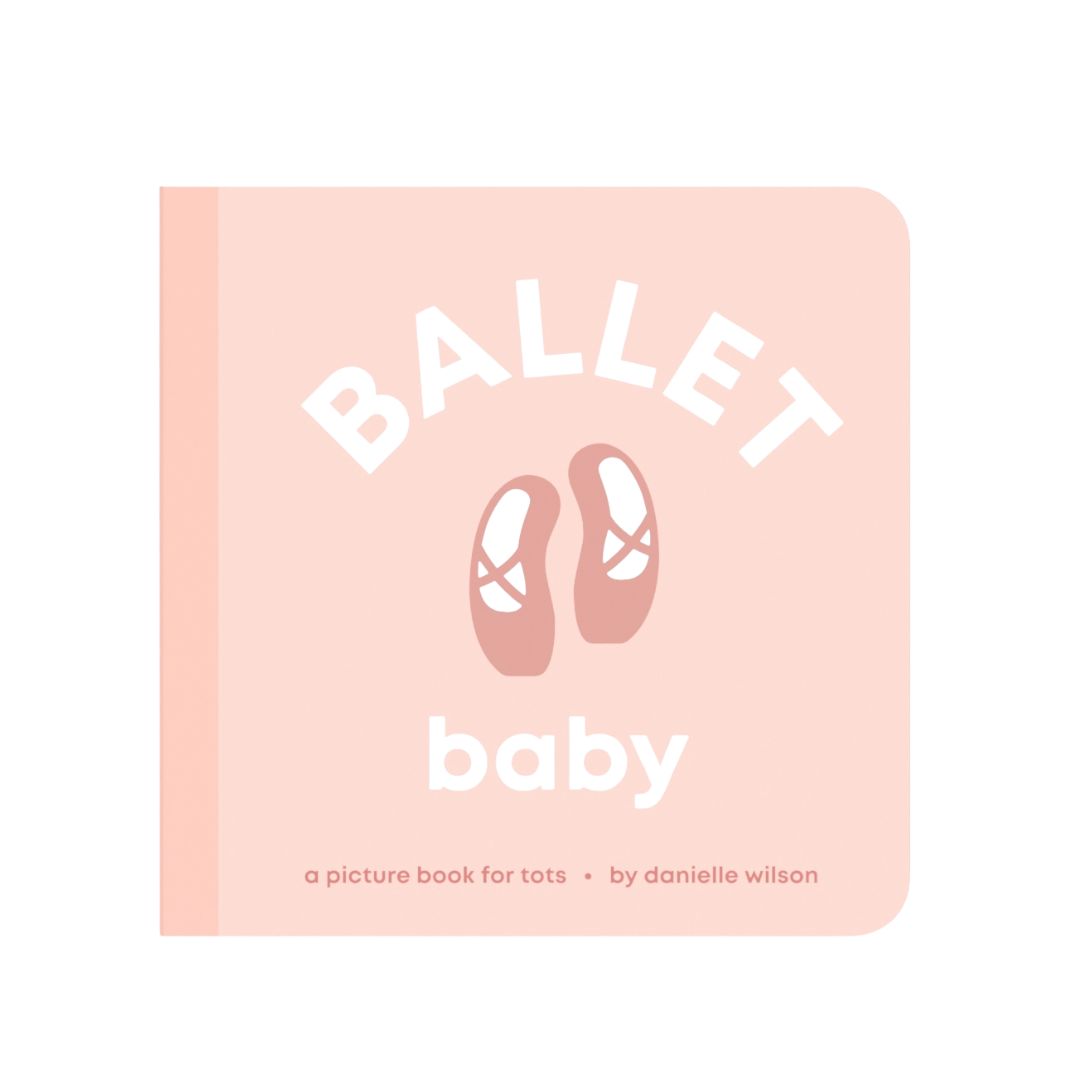 pink ballet baby book