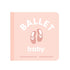 pink ballet baby book