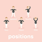 showing ballet positions