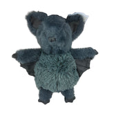 Plush toy bat on a white background