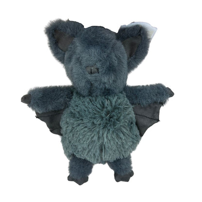 Plush toy bat on a white background