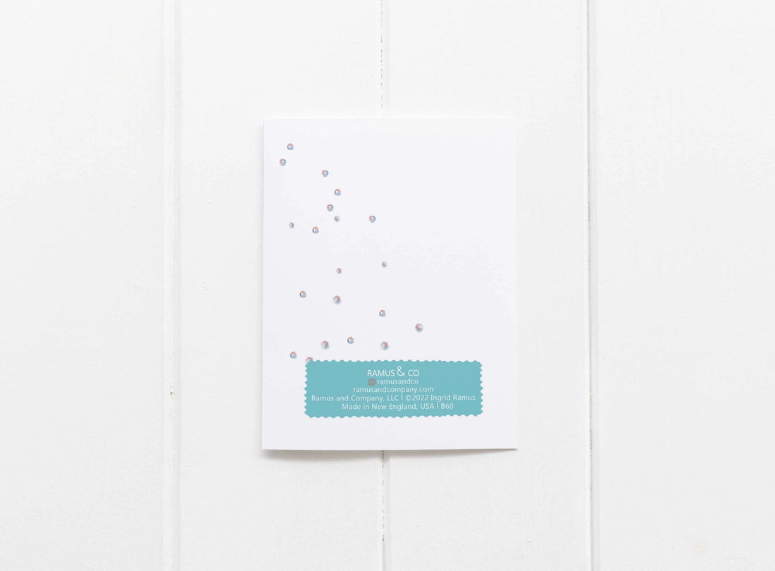 Scuba Hoops Birthday Greeting Card