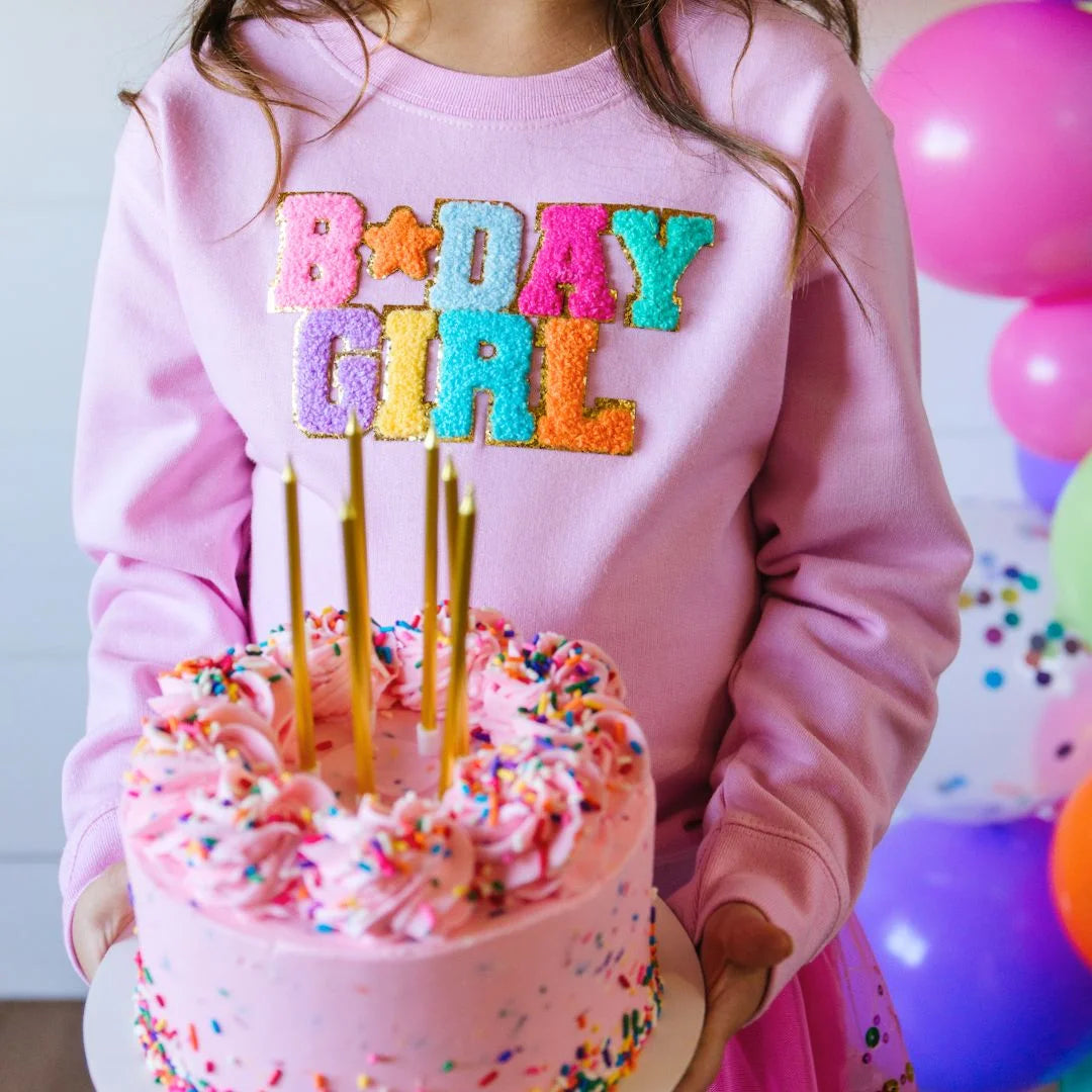 birthday girl sweatshirt for kids