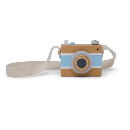 wooden camera music box toy