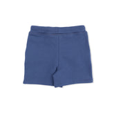 Blue shorts on a white background