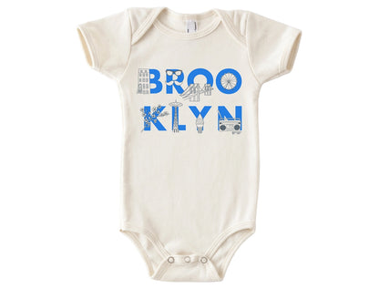 Brooklyn baby onesie