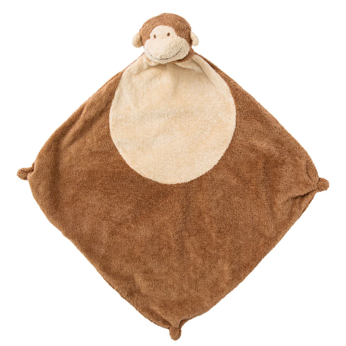 brown monkey baby blanket