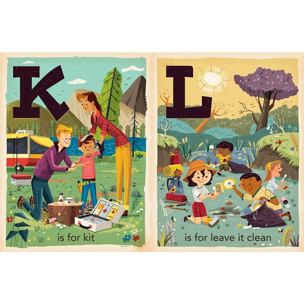 c is for camping kids book