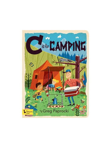 c is for camping kids book