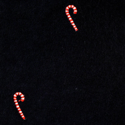 Navy Candy Cane Corduroy Pants