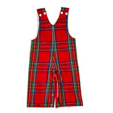 plaid longall  christmas baby boy