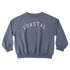 Blue sweatshirt with &
