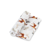 deer baby swaddle blanket