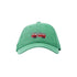 mint green hat with firetruck