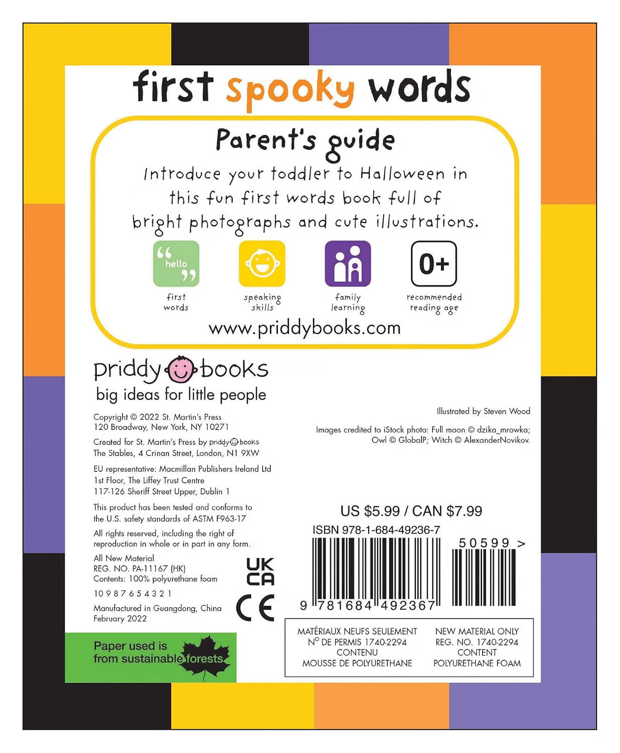 First Spooky Words Book