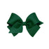 forest green holiday hair bow