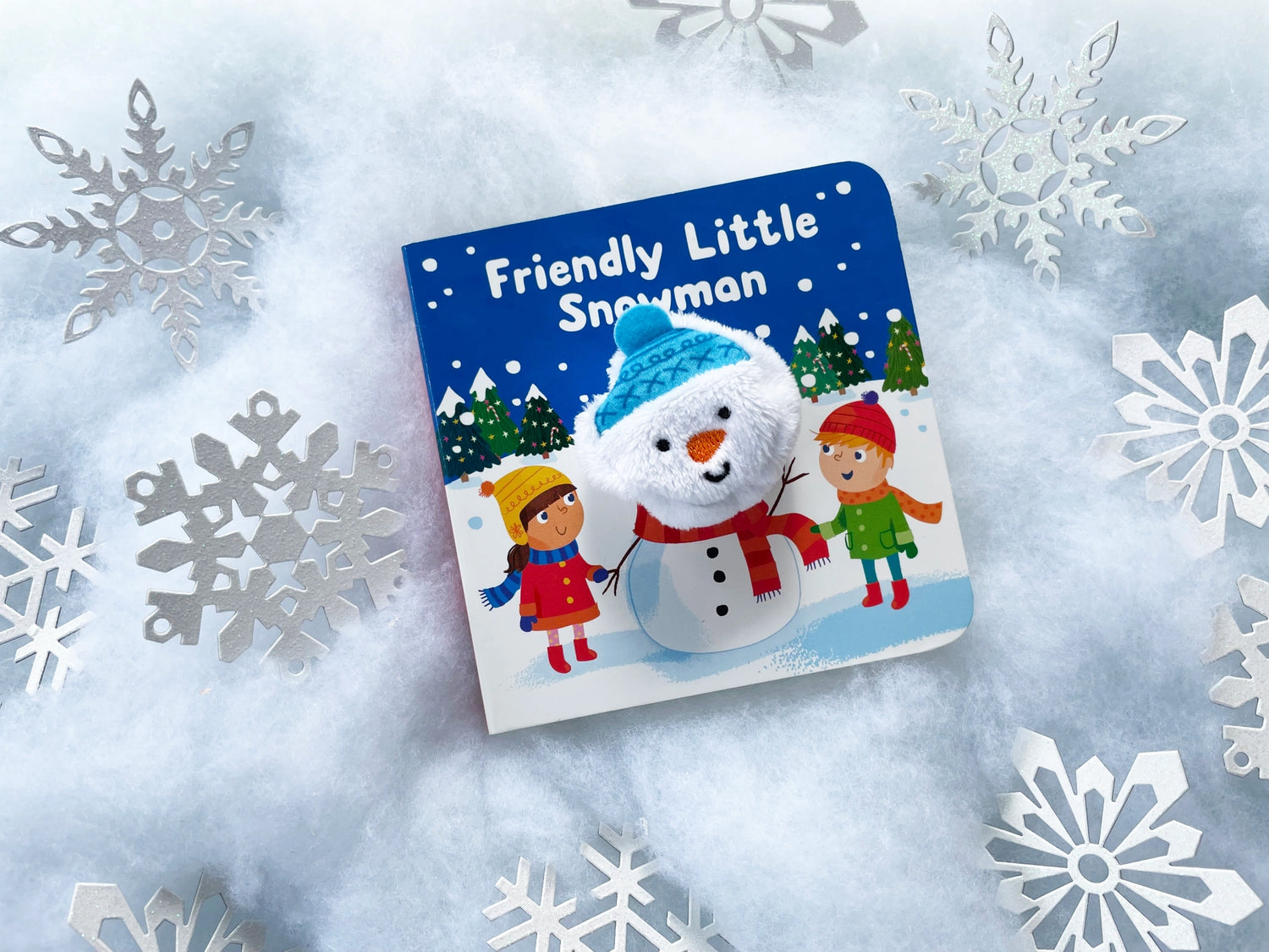 Friendly Little Snowman Finger Puppet Book