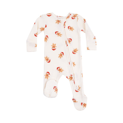 Baby onesie with a pattern on a white background