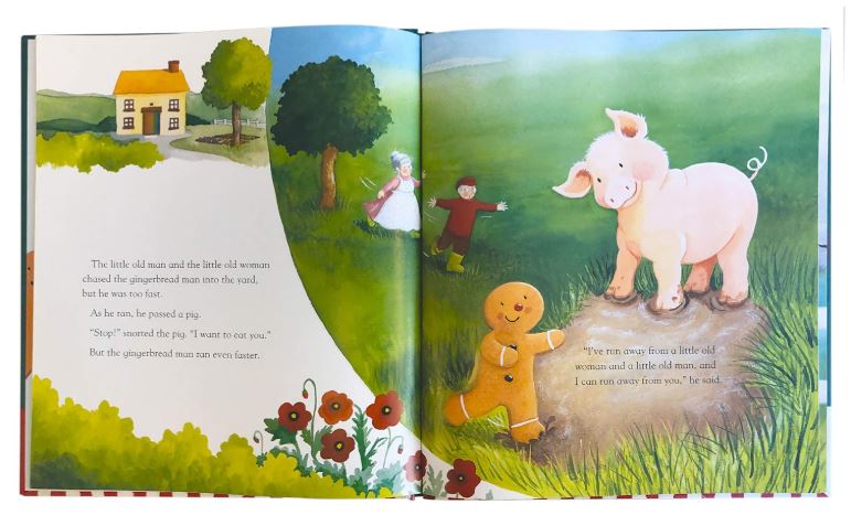 The Gingerbread Man: A Classic Fairytale Keepsake Book