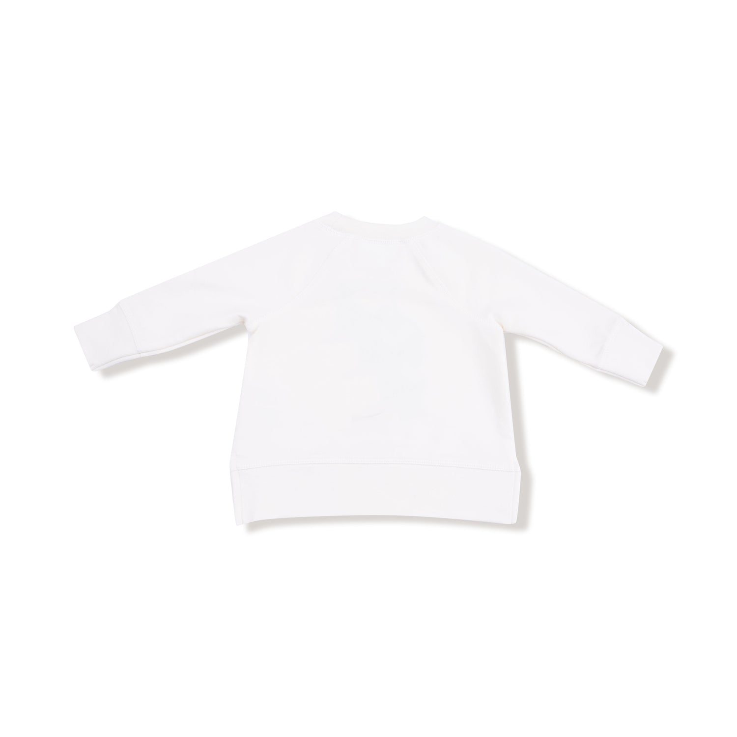 White long-sleeve shirt on a white background