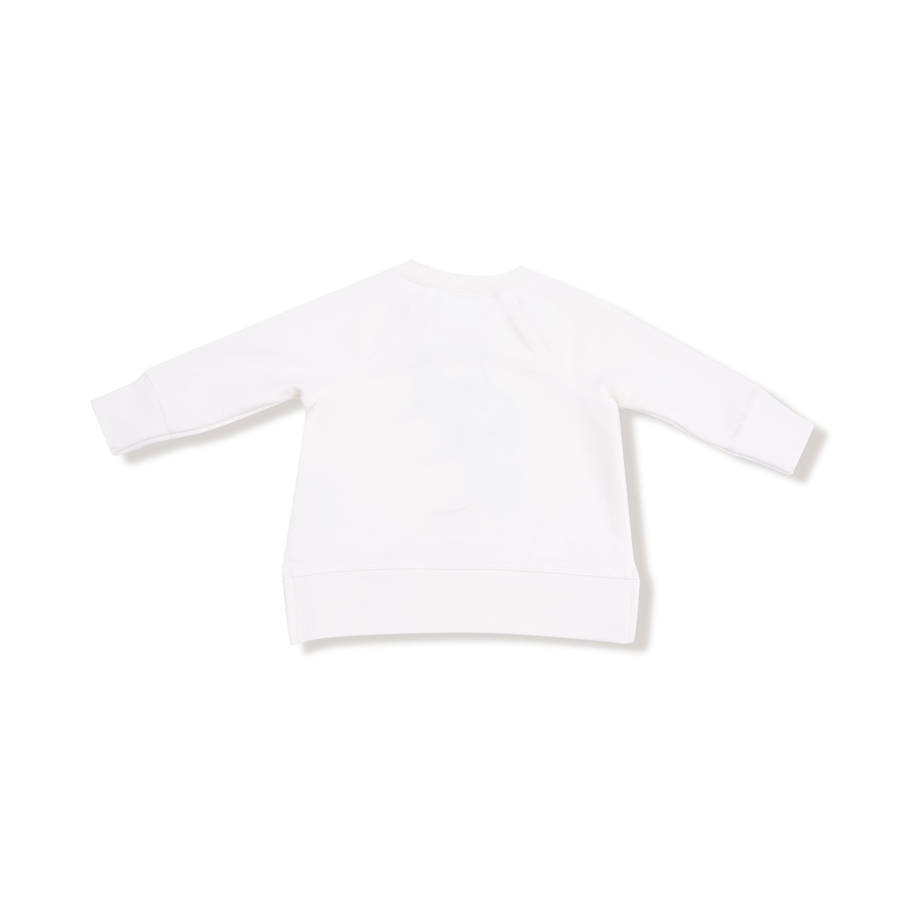 White long-sleeve shirt on a white background