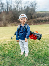 navy golf quarter zip