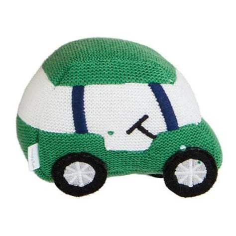 green golf cart baby rattle