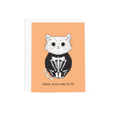 halloween card with cat on it