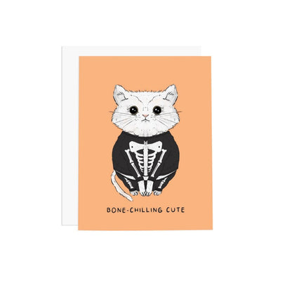 halloween card with cat on it