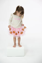 pink pumpkin halloween kids tutu