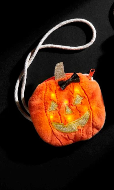light up pumpkin purse