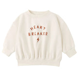 Beige sweatshirt with &