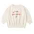 Beige sweatshirt with &