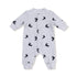 gray hockey baby romper