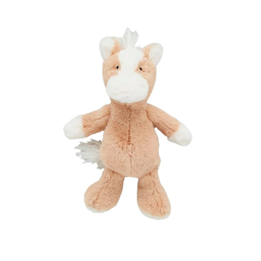 horse farm plush rattle