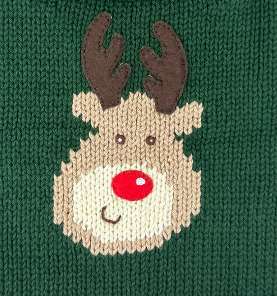 close up of rudolph face