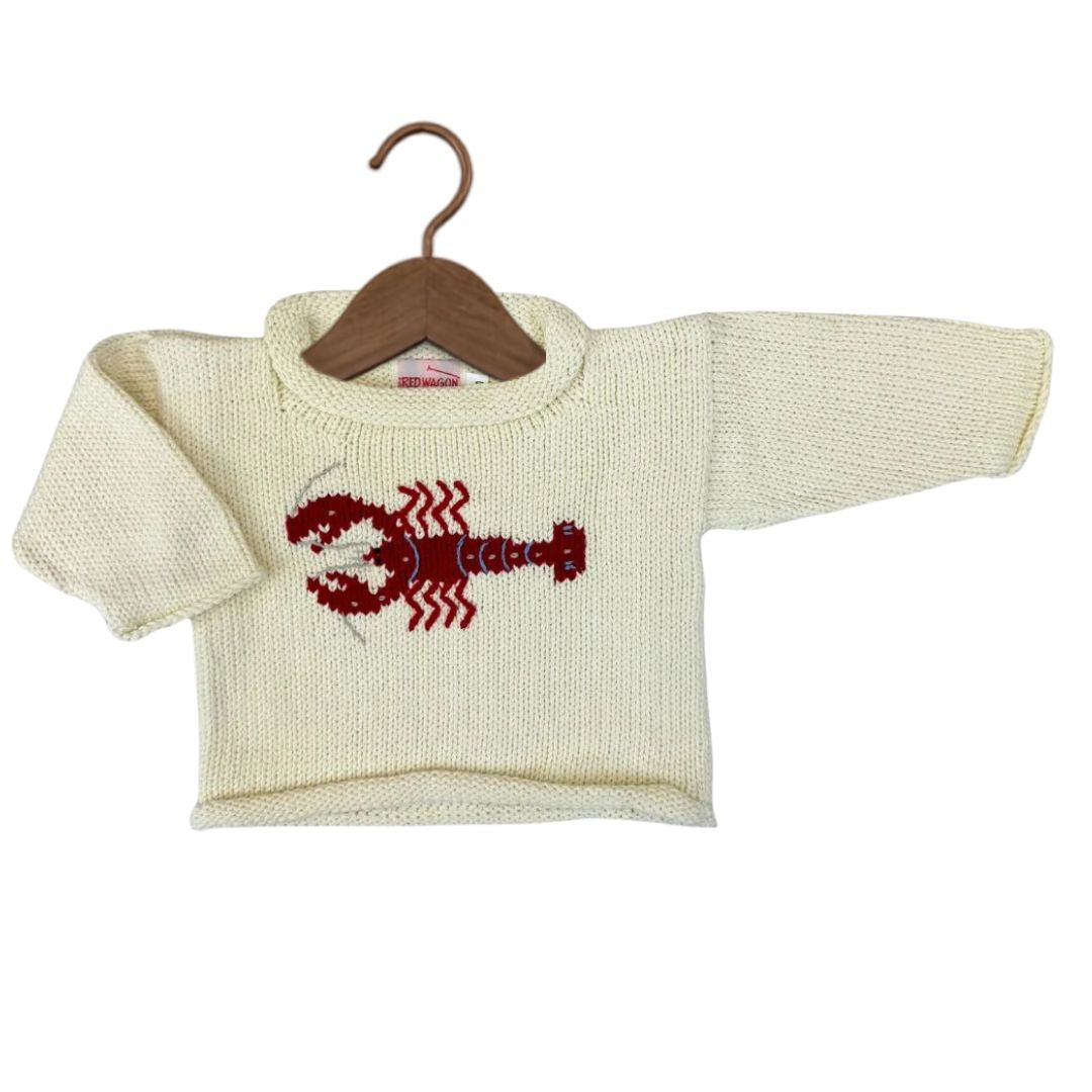 Pull à col roulé en homard ivoire 