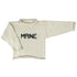 ivory sweater with hunter green MAINE knitted