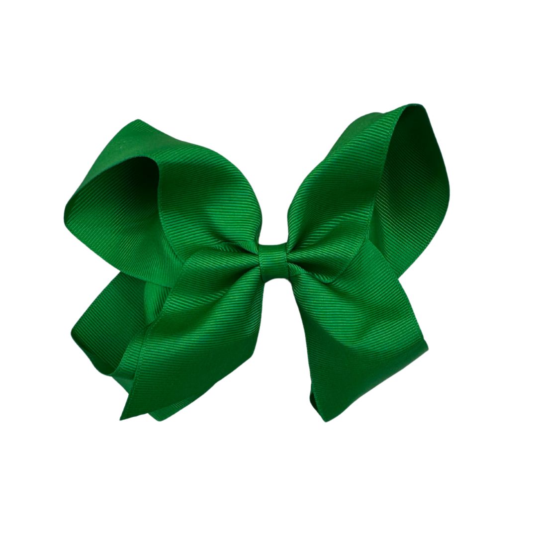 kelly green grosgrain bow