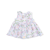 Floral dress on a white background