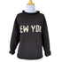 black and white new york sweater for adult