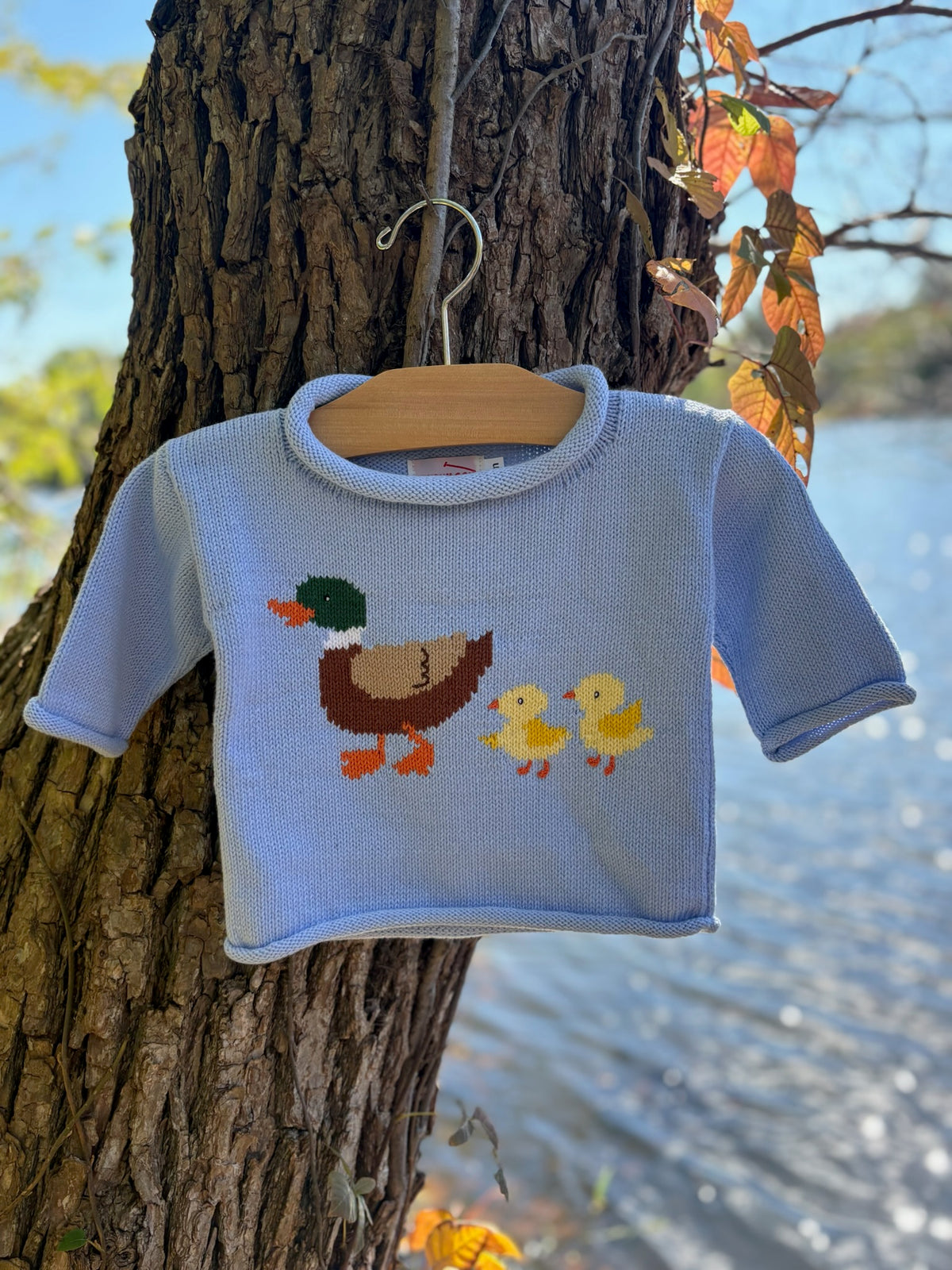 sweater on tree