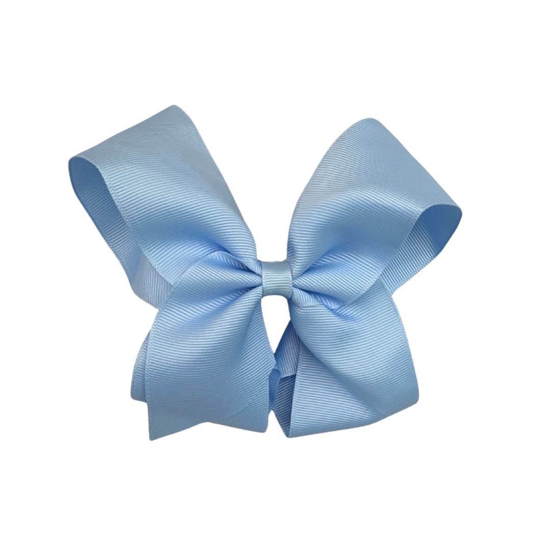light blue grosgrain bow