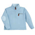 light blue quarter zip