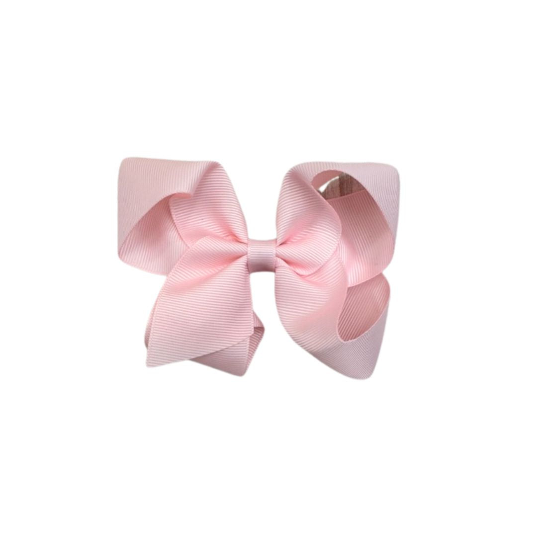 light pink grosgrain bow