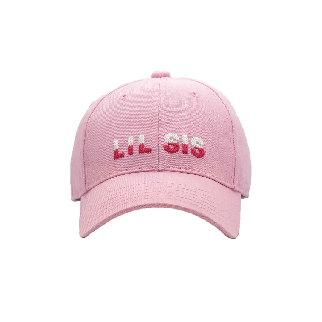pink baseball hat with &quot;Lil Sis&