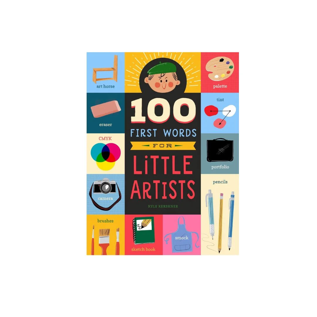 100 first words for artists baby book